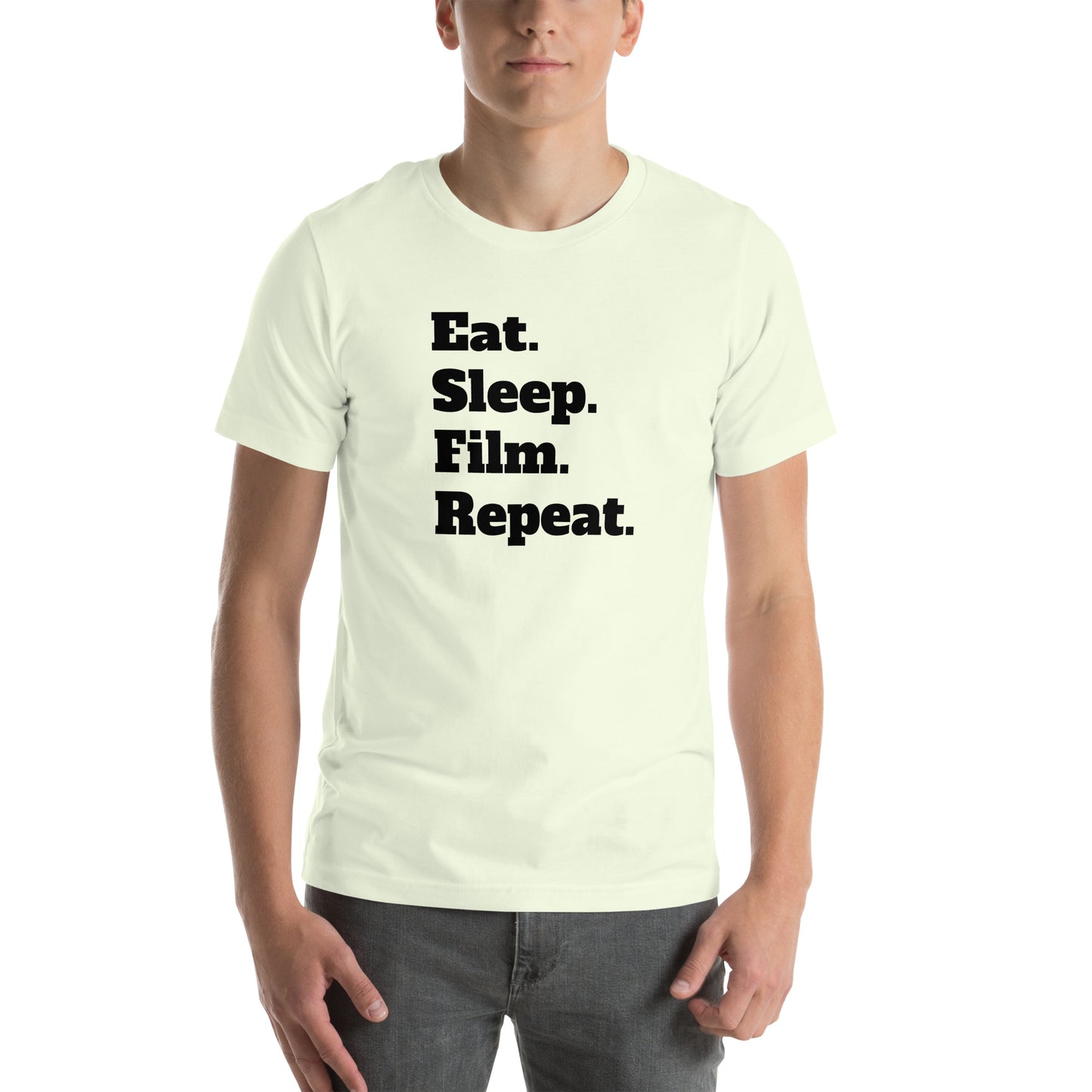 Eat Sleep Film Repeat! | T-Shirt
