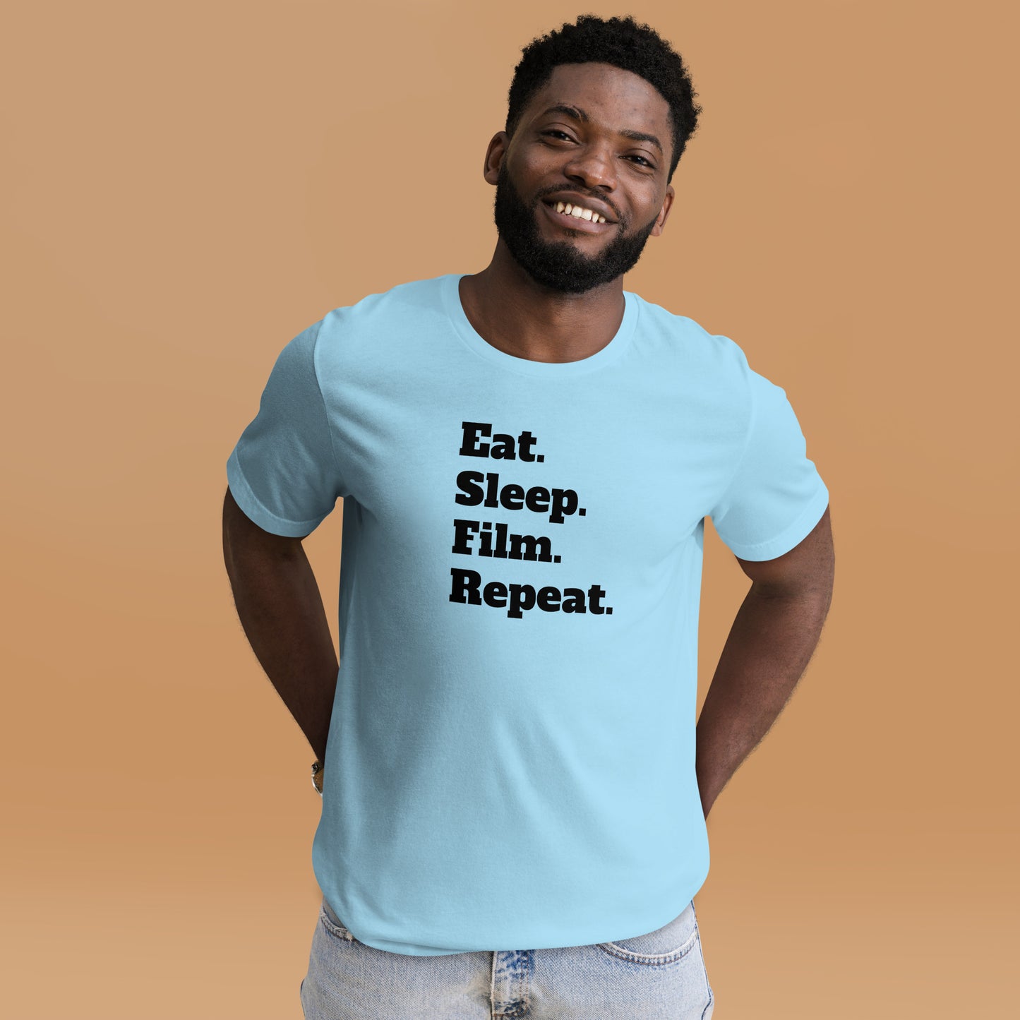 Eat Sleep Film Repeat! | T-Shirt