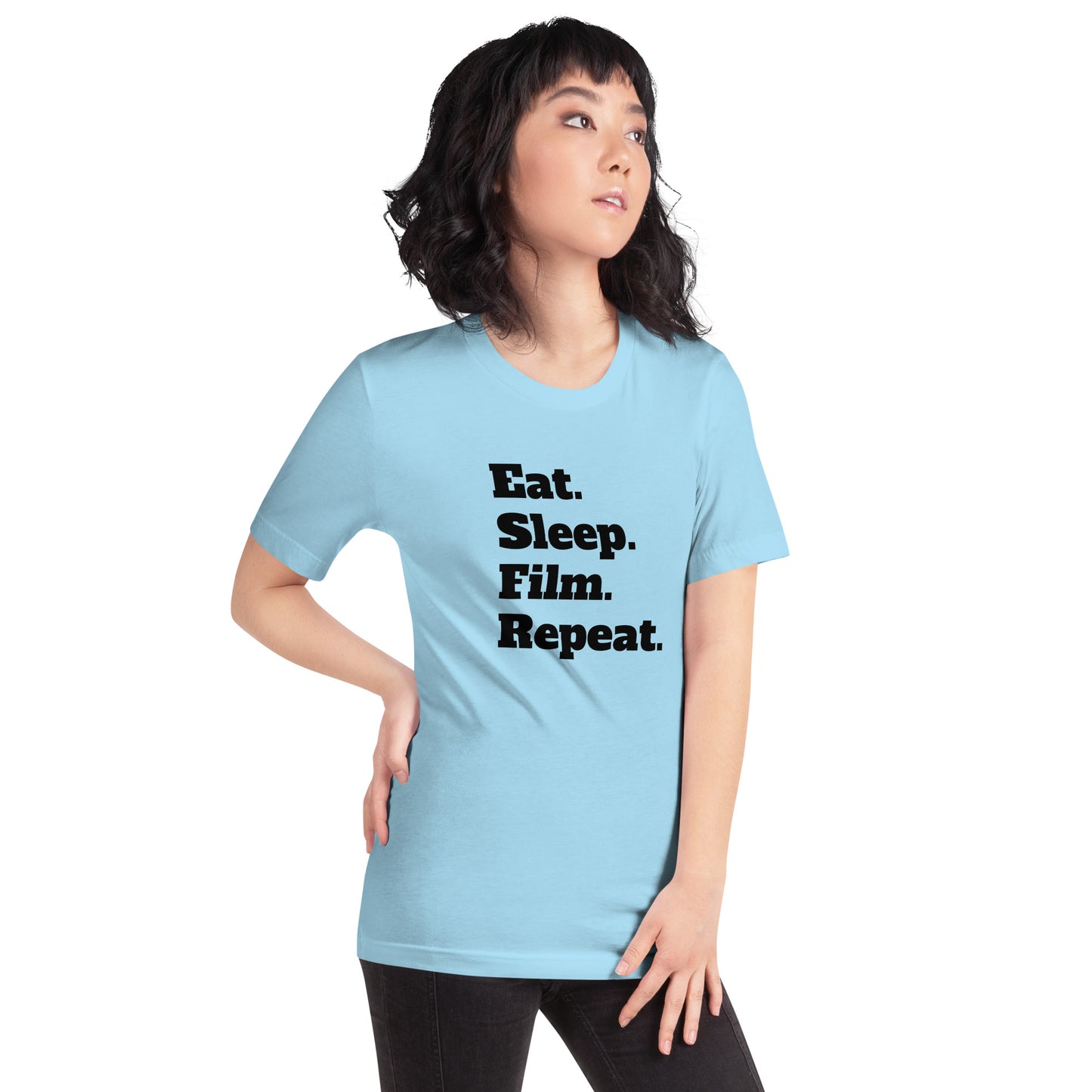 Eat Sleep Film Repeat! | T-Shirt