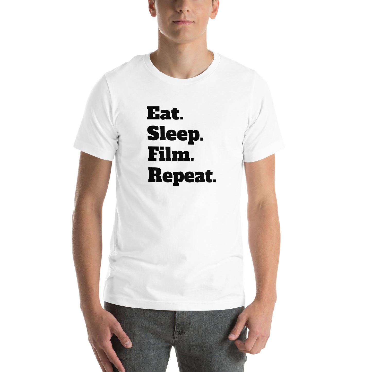 Eat Sleep Film Repeat! | T-Shirt