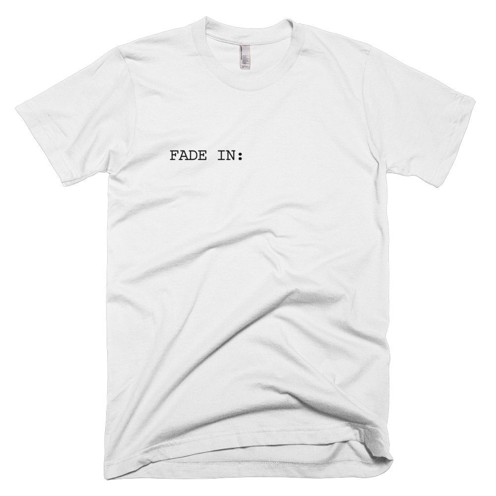 Fade In Light Colored Short-Sleeve T-Shirt