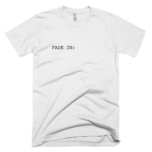 Fade In Light Colored Short-Sleeve T-Shirt